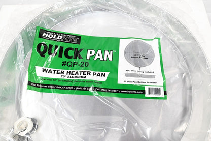 HodlRite QP-20 Aluminum Water Heater Pan, PK 2