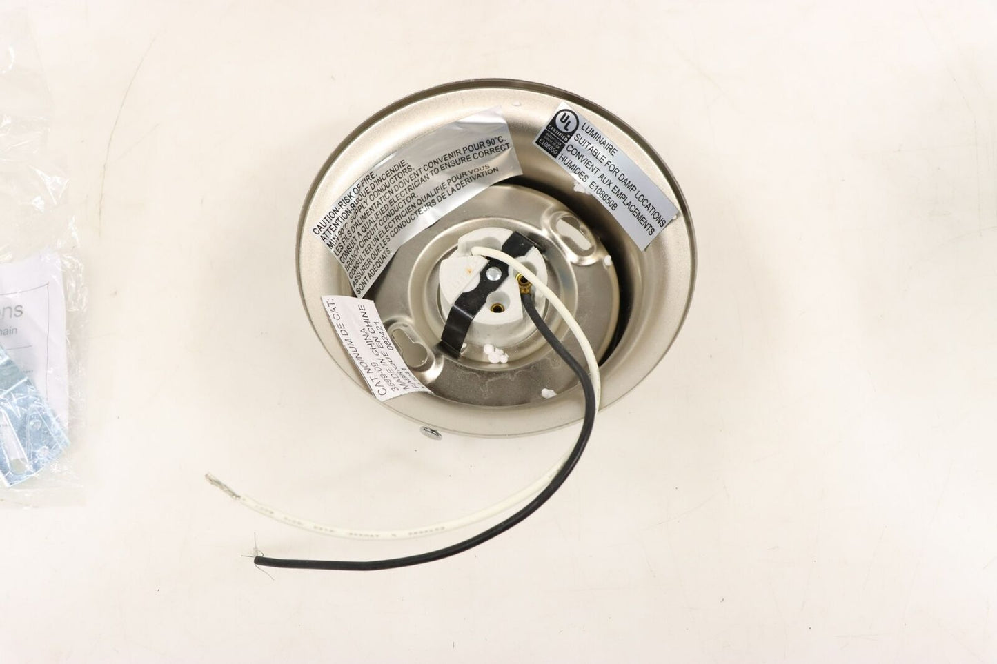 Progress Lighting P3599-09 Single Light 6" Wide Flush Mount Globe Ceiling Fix.