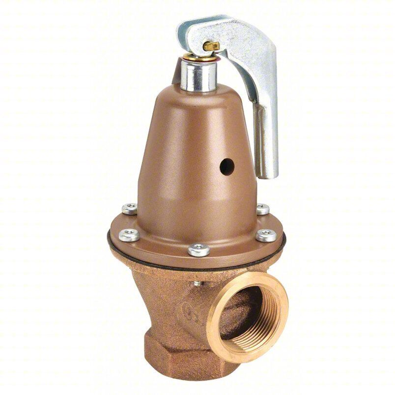 Watts 11/4 174 A Safety Relief Valve, 1-1/4 in Inlet and Outlet Size, Bronze