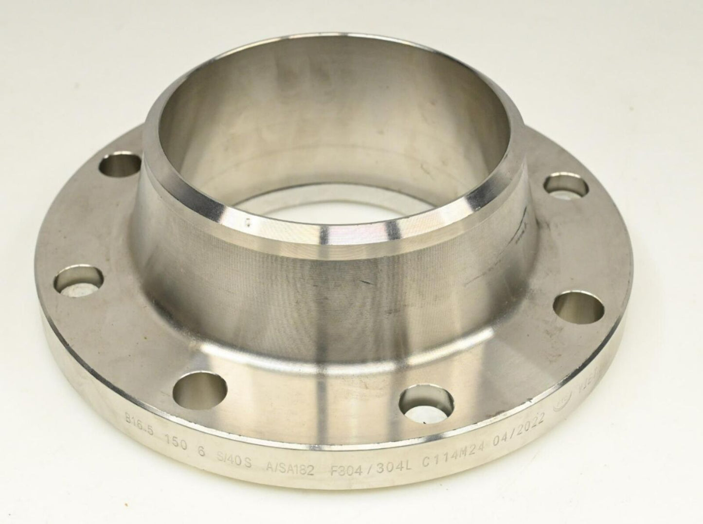 12" Weld Neck S/80s Flange 150# Raised Face(RF) 304/304L SS A/SA182