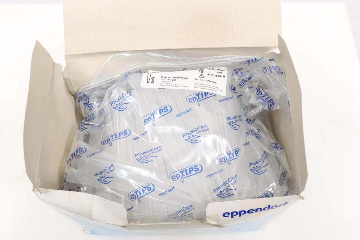 Eppendorf 022492098 Pipetter Tips, PK 200