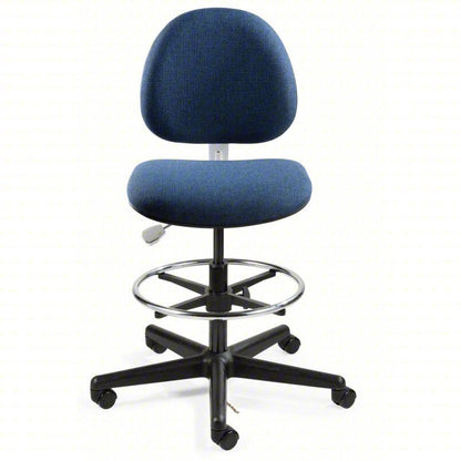 Bevco V850SHC Task Chairs, 24 in to 34 in Height, Navy Blue