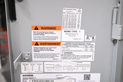 Siemens 17DUD92BF10 Starter,Combo SZ1,5