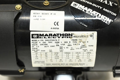 Marathon 56H17F2017A P Electric Motor 230/460 V