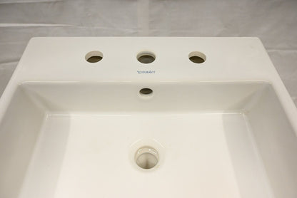 Duravit 2350500025 Vero Air Wall-Mount Sink w/3 Holes, White