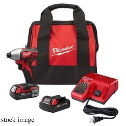 Milwaukee 2656-20 M18 Cordless 1/4" Hex Impact Driver Tool Kit