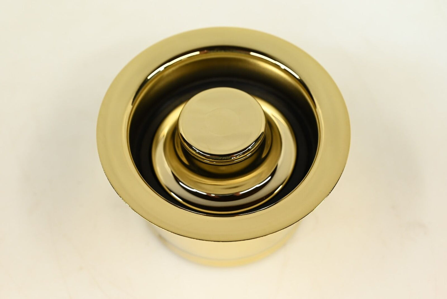 Signature Hardware 3-1/2" Disposer Flange and Stopper - Brushed Gold SH163PB