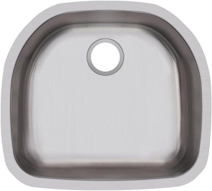 Elkay DCFU2118 Dayton Undermount Stainless Steel 24" Rounded Single Bowl K. Sink