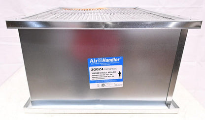 Air Handler 2GGZ4 Cartridge Air Filter, 20 Ht x 24 Wd x 12 Dp, Steel