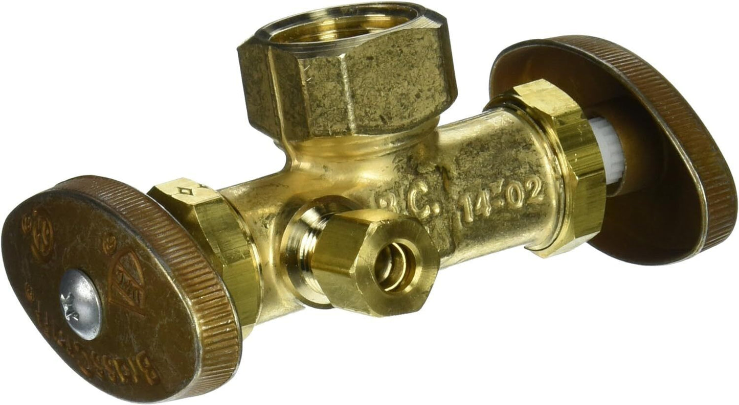 Brass Craft R1700DVX-R Dual Outlet Shut-Off Valve