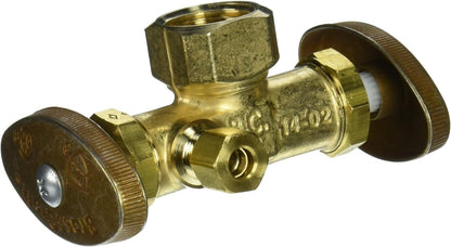 Brass Craft R1700DVX-R Dual Outlet Shut-Off Valve