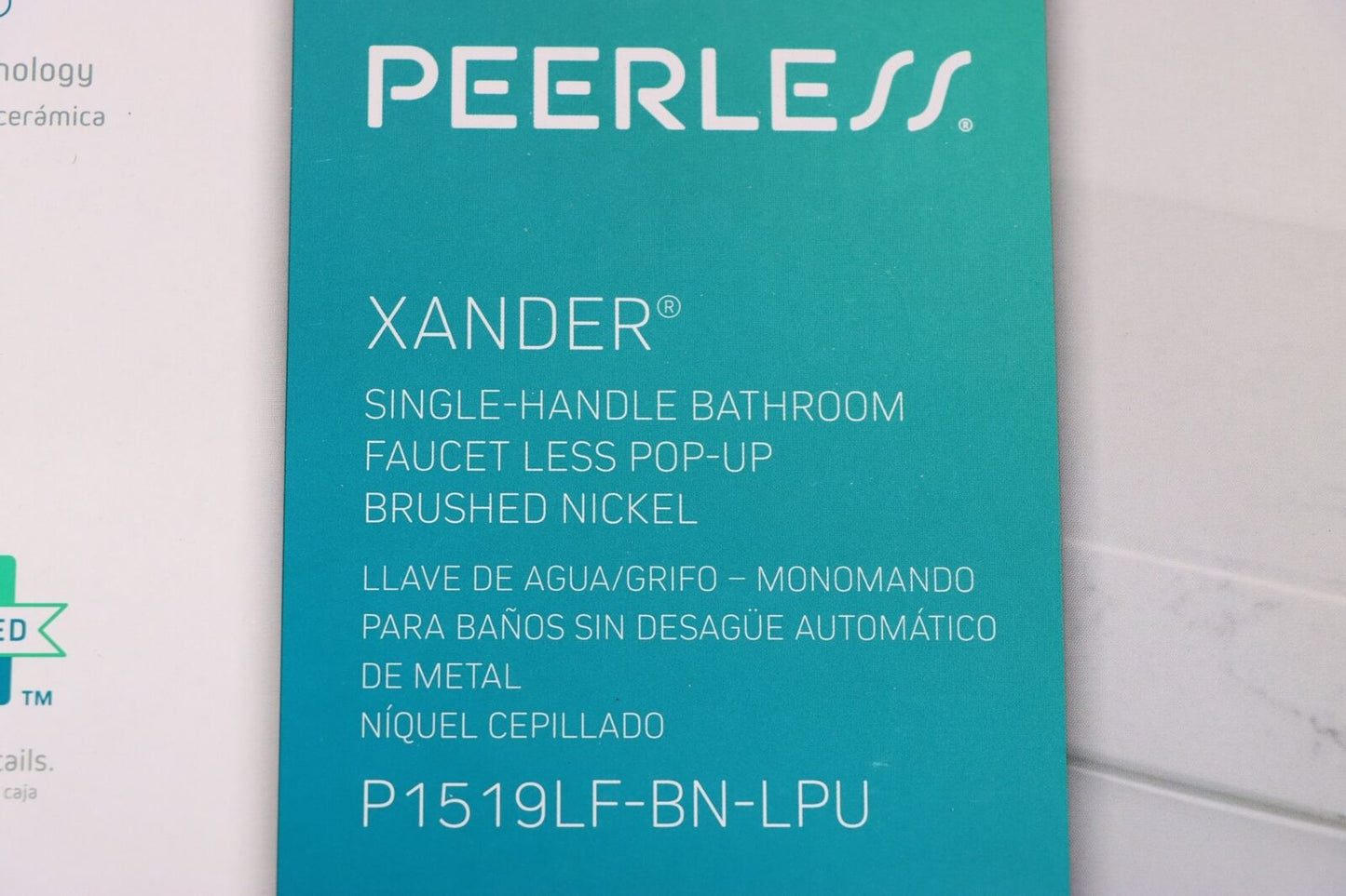 Peerless P1519LF-BN-LPU Xander 1 GPM Single Hole Bathroom Faucet