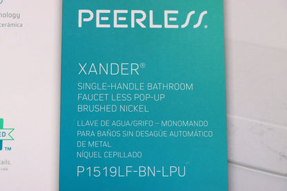 Peerless P1519LF-BN-LPU Xander 1 GPM Single Hole Bathroom Faucet