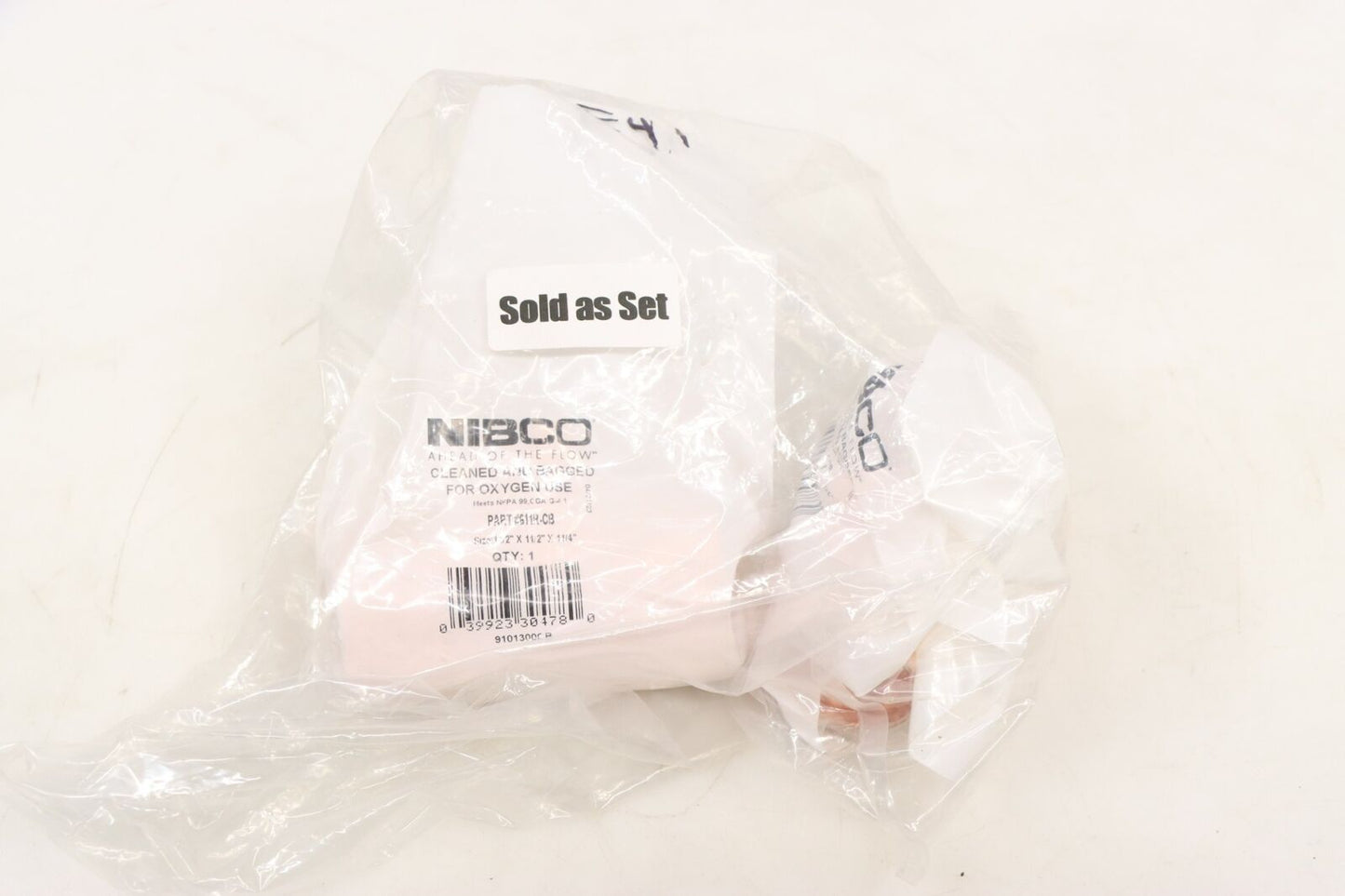 Nibco 611R-CB Solder Pressure Tee 11/2" x 11/2" x 11/4", PK 2