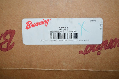 Browning Sheave 3TC72 Bushing Bore V-Belt Pulley 3 Groove, PD= C 7.2, 7.60" OSD