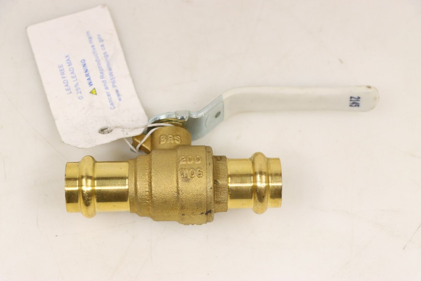 Milwaukee UPBA-480B-12 Ball Valve, 1/2" Pipe & Tube Size, Brass