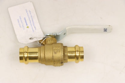 Milwaukee UPBA-480B-12 Ball Valve, 1/2" Pipe & Tube Size, Brass