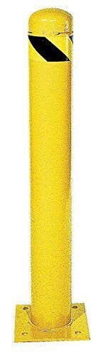 Bollard 1GUD6, 4 1/2" Outside Dia., 42 in Finished Ht, 42 in Overall Ht, Yellow