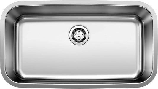 Blanco 442576 Stellar 32" Undermount Single Basin Stainless Steel Kitchen Sink