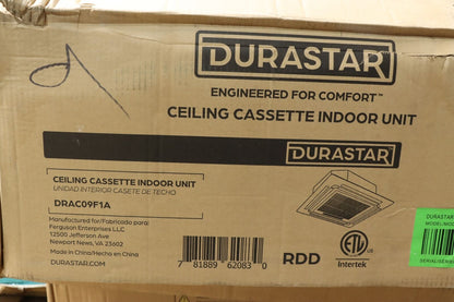 Durastar 9000 BTU Cooling / 10000 BTU Heating 208/ 230 Volt Mini Split-DRAC09F1A