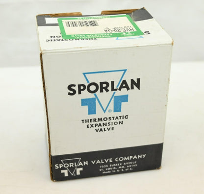 Sporlan HVE-20-GA Thermostatic Expansion Valve (MISSING PARTS, SEE PICS)