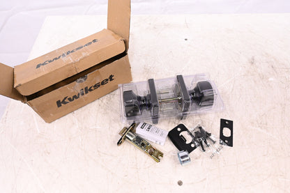 Kwikset 720PSKSQT-514 Pismo Knob with Square Rose Passage Lock with 6AL Latch