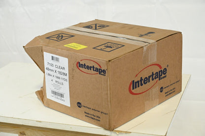 Intertape F4091-05, 7100 Clear 48mm x 1828M, 1.88 in x 1999. YDS, PK 4