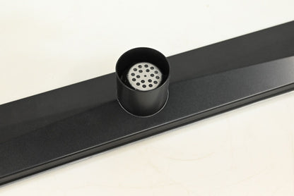 Signature Hardware ZA3-H06-48-MB-C 48" Carmen Linear Shower Drain, Matte Black