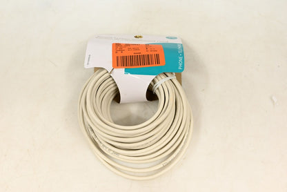 Zenith TP1050ULA 50 ft. Almond 6-Wire Round Station Phone Wire