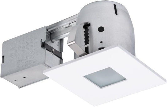 Globe Electric 90653 4" GU10 Square Recessed Trim and Remodel Housing