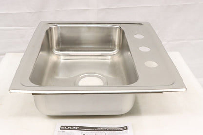 Elkay LRAD1918553 Lusterstone Classic Single Bowl ADA Drop-In Sink, 3 Holes