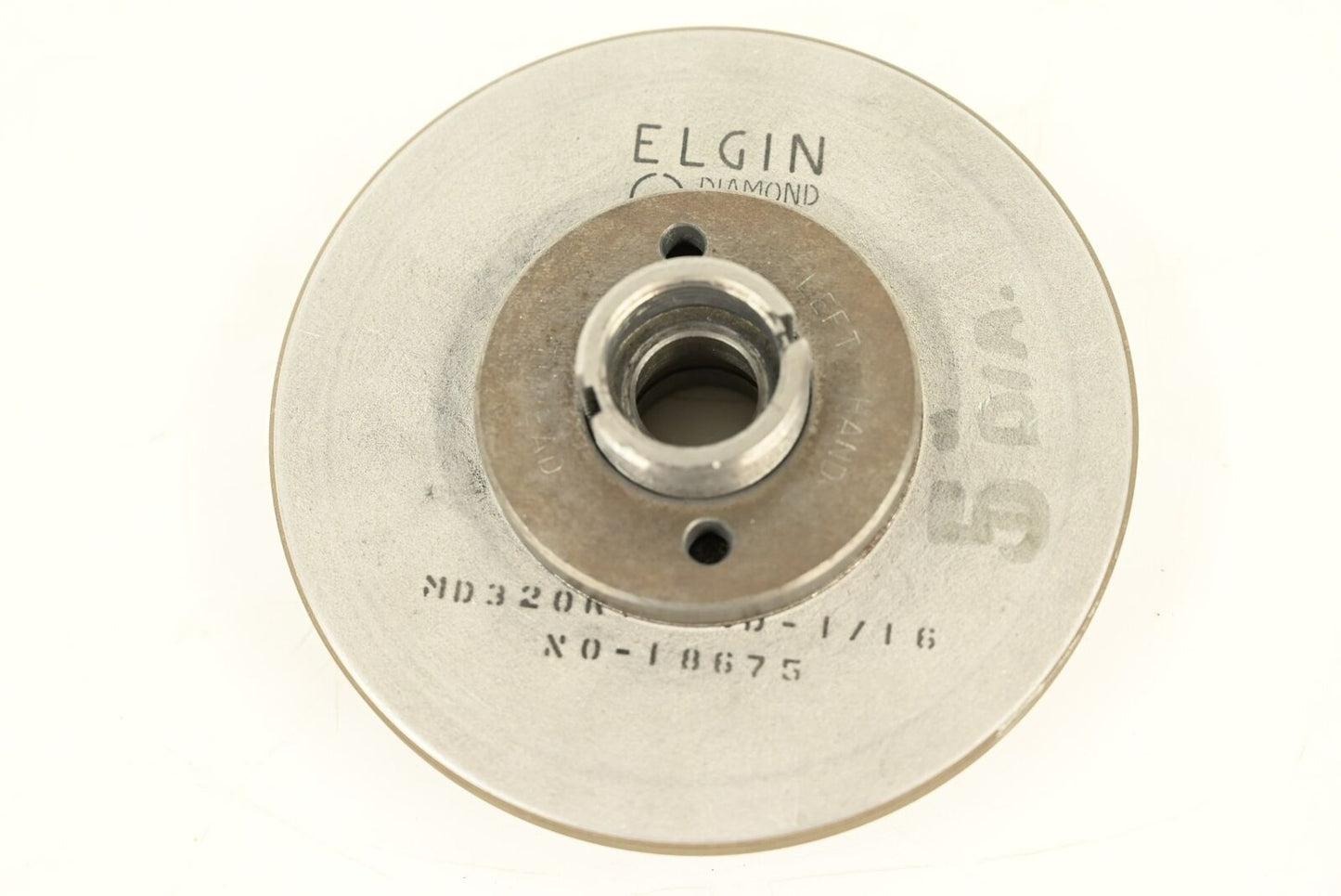 ELGIN MD 320 R 100 BD 1/16 Diamond Wheel, 5 x 1/4 x 1-1/4