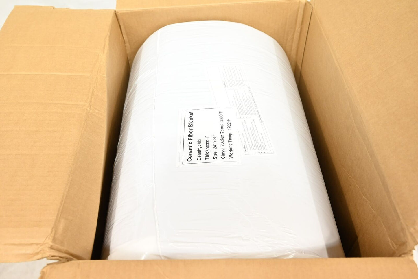 UniTherm CF8HZ-1-24X25 Ceramic Fiber Insulation