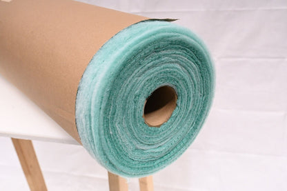 Air Handler 6B686 Air Filter Media Roll, 44" Ht x 65 ft Wd x 1 in Thickness