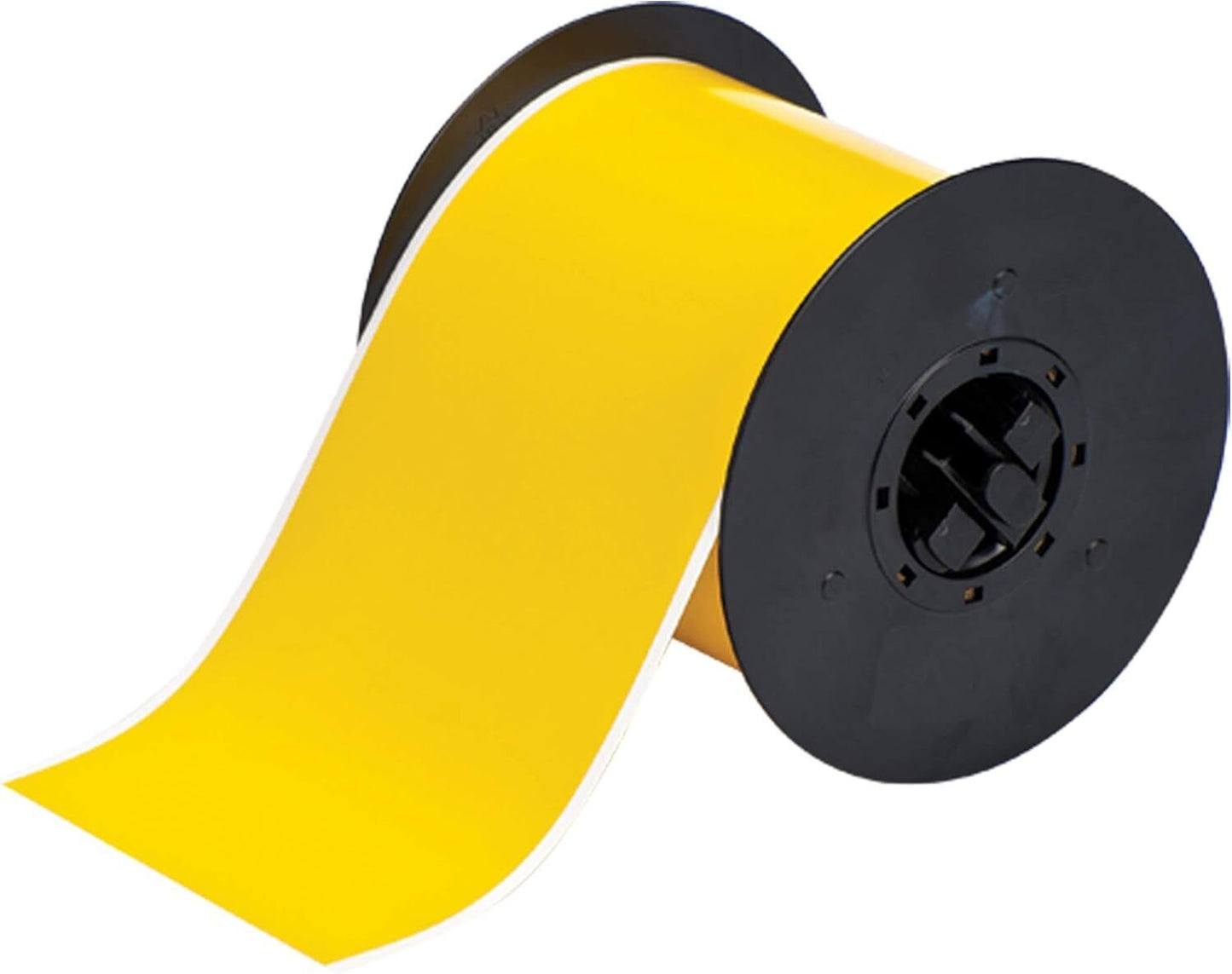 Brady B30C-4000-595-YL Indoor/Outdoor Vinyl Tape, 4" x 100 ft, Yellow