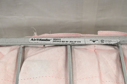 Air Handler 2GHY6 Pocket Air Filter, 24" Ht x 24" Wd x 10" D, PK 4