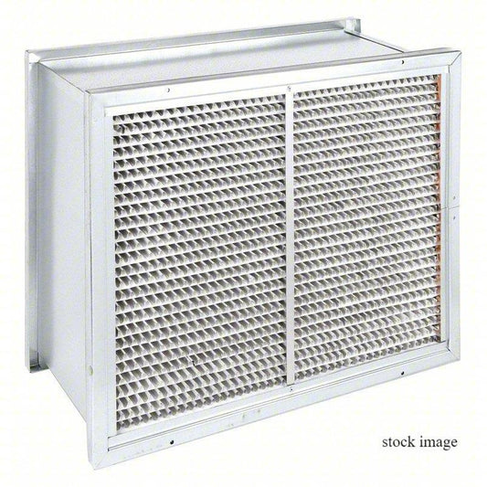 Air Handler 2GGZ4 Cartridge Air Filter, 20 Ht x 24 Wd x 12 Dp, Steel