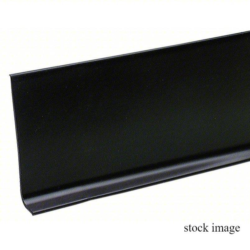 Wall Base Molding 5MFJ6 PVC Vinyl, 48 in Length, Black, PK 34