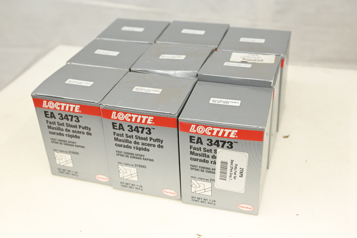 LOCTITE Putty: 3473, Metal Repair, 16 oz Container Size, Can, Gray, Epoxy -PK9