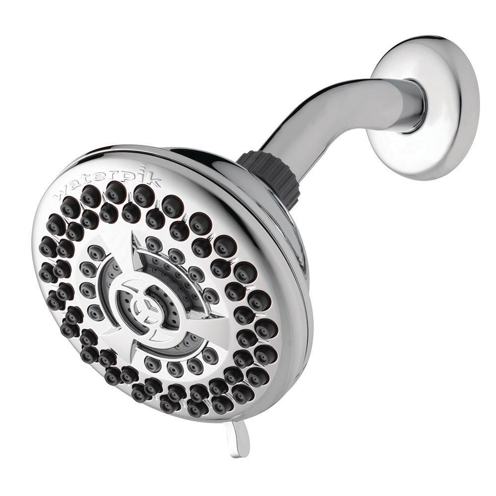 Waterpik YAT-933E PowerPulse Chrome Round Fixed Shower Head