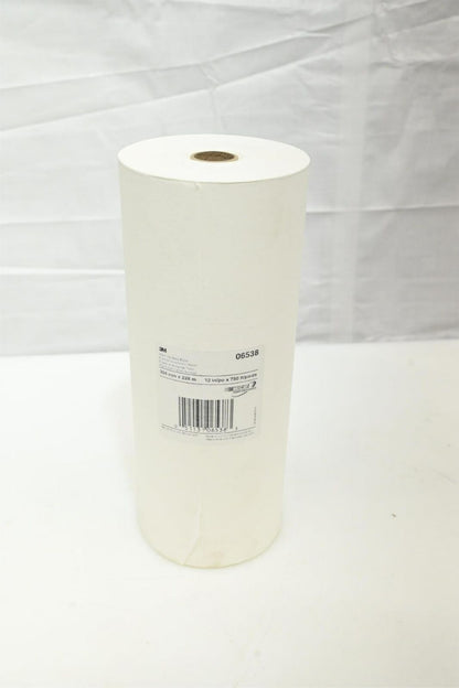 3M 06538 White Masking Paper, 12 in x 750 ft