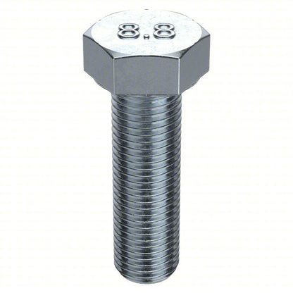 Hex Head Cap Screw M01210.240.0080 Zinc Plated, Steel, PK 30