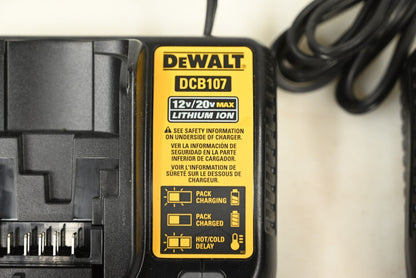 Dewalt DCB107 12V/20V Lithium-Ion Battery Charger, PK 2