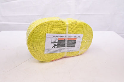 LIFT-ALL EN1602NX16 Web Sling, 16 ft Sling Length, Yellow