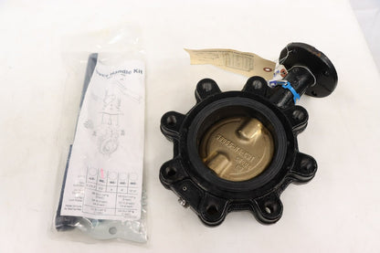 Milwaukee ML233E D N ML Series 4" Ductile Iron EPDM Lever Handle Butterfly Valve