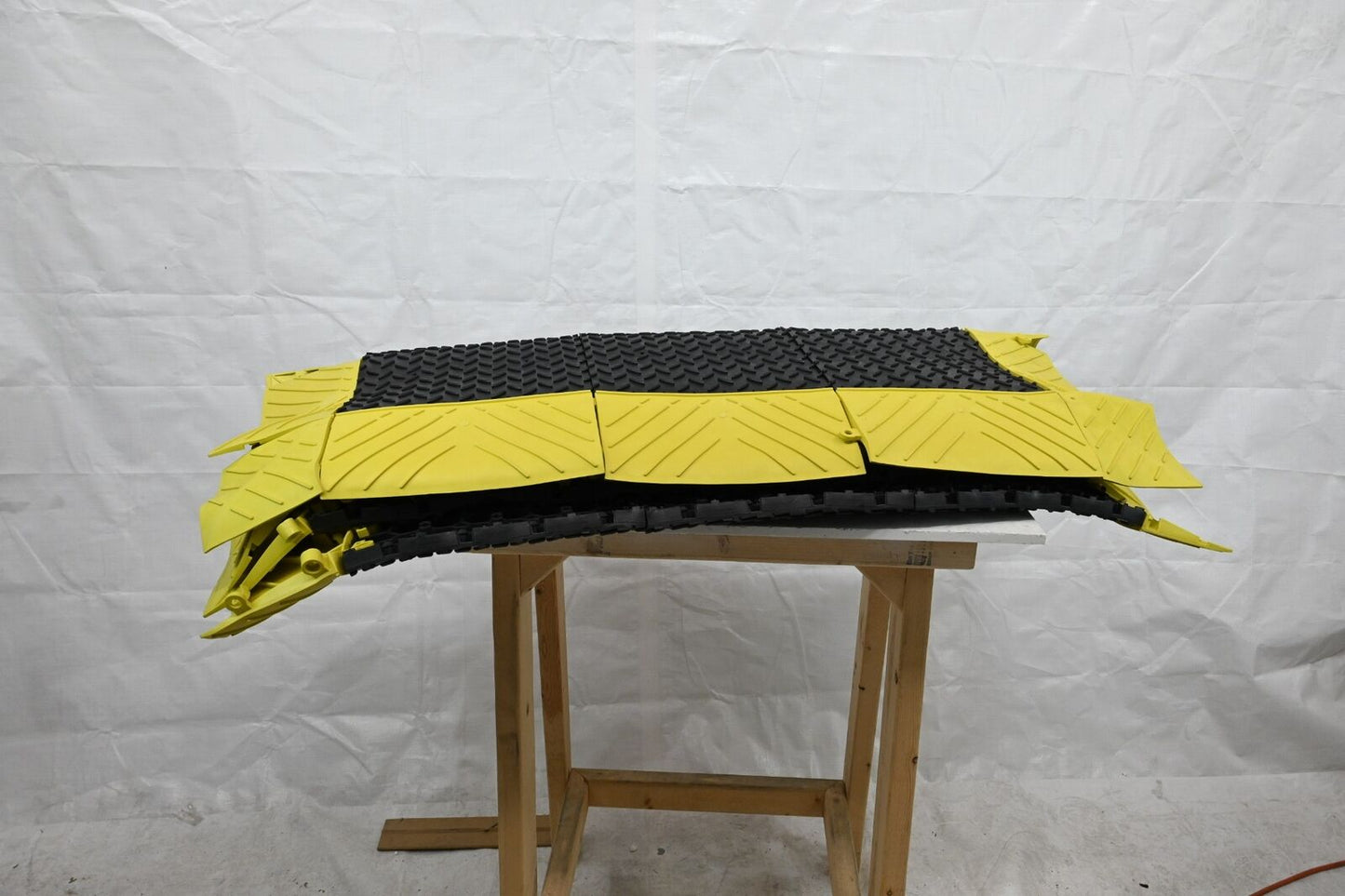 Notrax 621S4872BY Interlocking Antifatigue Mat, 6 ft L x 4 ft W, Black/Yellow