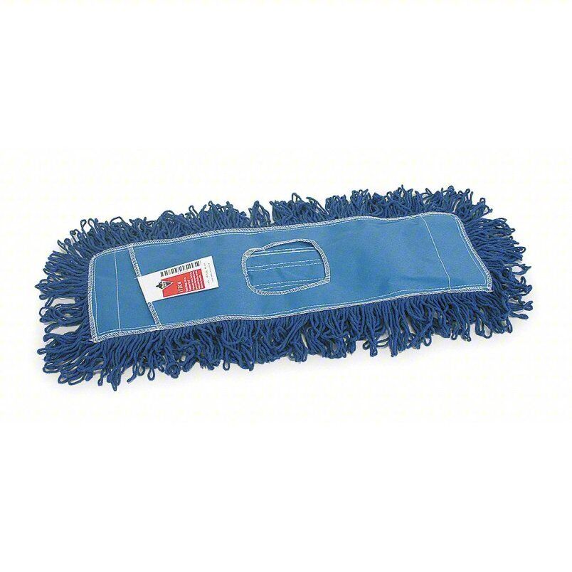 Tough Guy 1TZC7 Cotton/Polyester Dust Mop, Blue