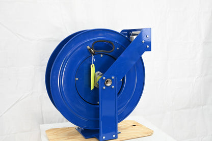 COXREELS Spring Return Hose Reel: 50 ft (1 in I.D.), 1,250 psi Max Op Pressure,