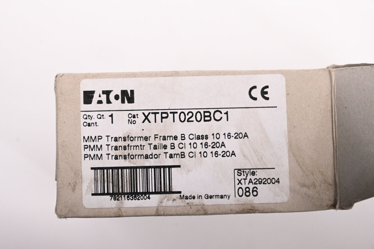 Eaton XTPT020BC1 Manual Motor Protector