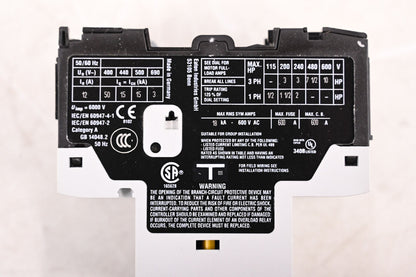 Eaton - Cutler Hammer XTPB012BC1 XT Series Module,Motor Protector,For 3-Phase